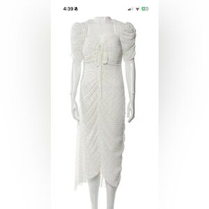Frame Denim White Maxi Dress